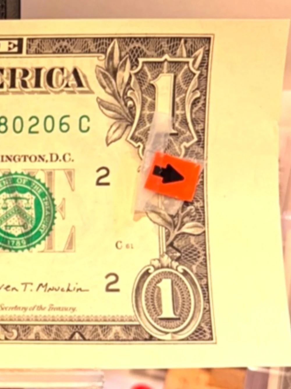 2017 A 1 Dollar Bill Miscut/Misaligned ERROR note #206561879226